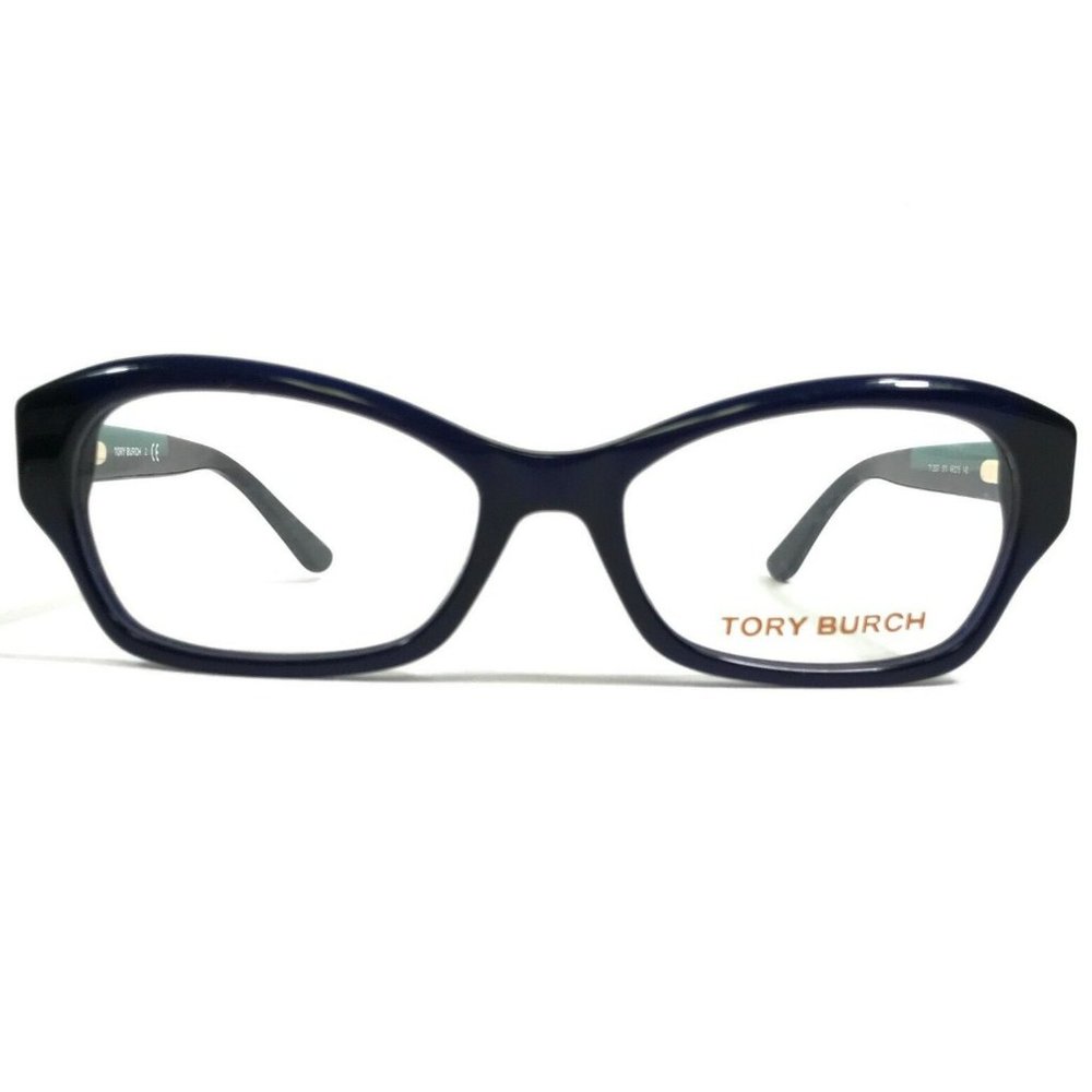 Tory Burch Eyeglasses Frames TY 2037 511 Black Green Cat Eye Full Rim 49-15-140